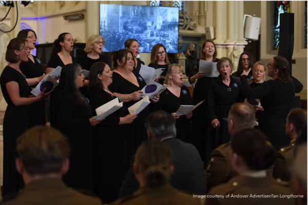 Logo for Military Wives Choirs, Middle Wallop & Andover