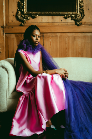 Isata Kanneh-Mason sitting at the piano